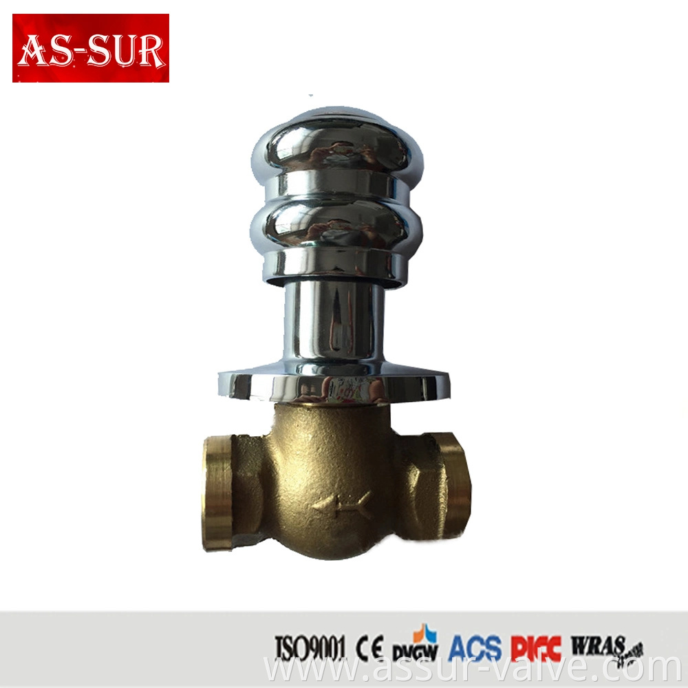 Chrome Plated Handle Stop Valve as-Ws004